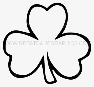 Banner Black And White Download Shamrock Production - Shamrock Coloring Page