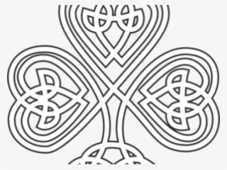 Clover Clipart Celtic - Laser Engraved 6oz Stainless Steel Hip Flask