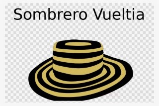 Sombrero Volteado Spng Clipart Hat Sombrero Vueltiao - Sombrero Tipico Panameño Dibujo
