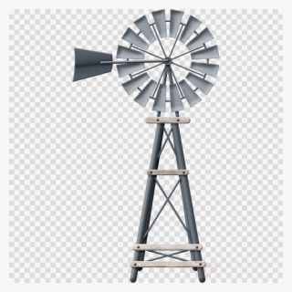 Transparent Background Farm Windmill Clipart Farm Clip - Farm Windmill Png