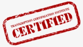 Original - Transparent Certified Stamp Png