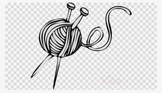 Ball Of Yarn With Knitting Needles Clipart Knitting - Crochet Patterns: Vintage Rugs