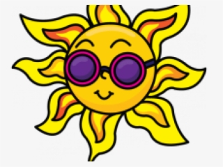 The Sun Drawing - Sun With Sunglasses Drawing
