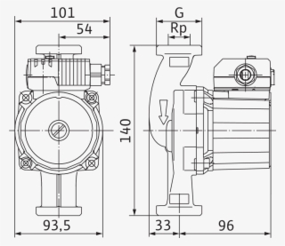 Star Z - Wilo Star-z25/2 Em 230vac 1ph Bze Pump - 4029062