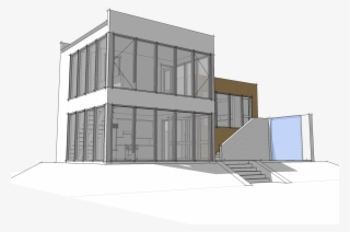 Svg Freeuse Download Houses Drawing Modern - Small Modern Beach House Designs