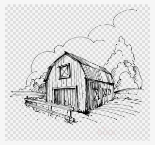 Farm House Drawing Clipart Farmhouse Drawing - Drawings Of A Farm