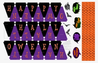 Halloween Banner Outline