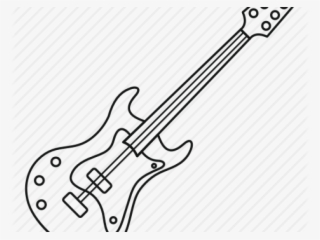 Electric Guitar Outline