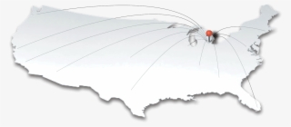 Image Of The Outline Of The United States Of America - Silhouette