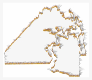 A Flame And Smoke Outline Map Of Duval - Duval County, Florida