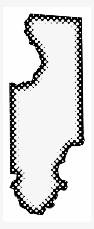 A Map Of Columbia With Dots Reversed Out Of A Black