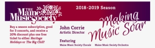Purchase Tickets - Maine Music Society
