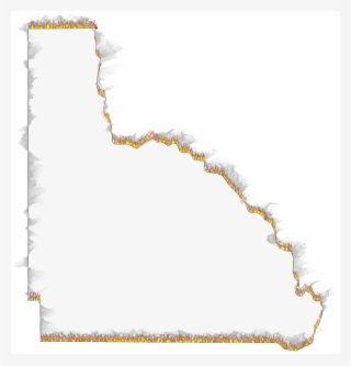 A Flame And Smoke Outline Map Of Lafayette - Silhouette