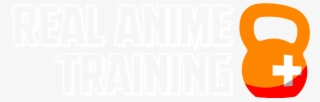 Real Anime Training Outline White - Poster