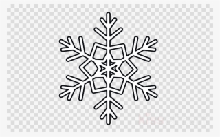 Snowflake Outline Clipart Snowflake - Snowflake Icon
