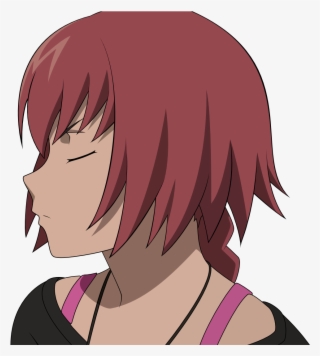 Anime Closed Eyes Results A Lot Of Cliparts For Anime - Chica Anime De Perfil