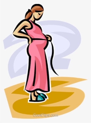 Pregnant Mother Measuring Her Belly - Pregnancy