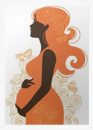 Pregnant Woman Silhouette