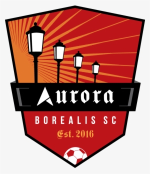 Aurora Borealis Crest Cmyk With Date - Football