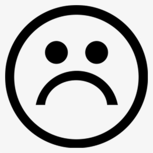 Sad Smiley Black And White