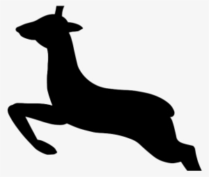 Reindeer Antlers Clipart - Custom Jumping Deer Silhouette Mugs