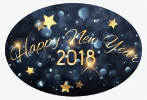 Sticker Happy New Year 2018 Festif Ambiance Sticker - Bonne Annee 2018 Png