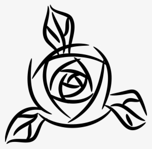 Vector Transparent Clip Art Panda Free - Black And White Rose Clipart