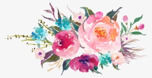 Watercolour Watercolor Canvas, Watercolor Quote, Flower - Floral Watercolor