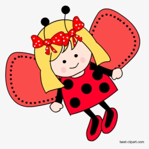 Free Ladybug Or Ladybird Clip Art - Ladybugs Cute Clipart Png