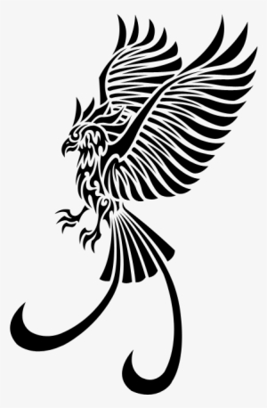Phoenix Tattoos Free Download Png - Phoenix Tribal Transparent