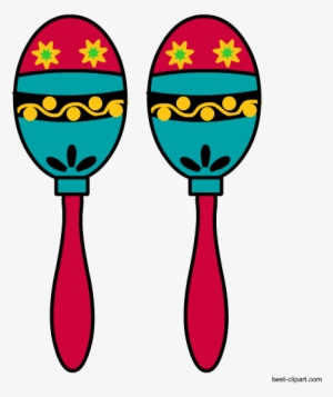 Free Mexican Clip Art Images And Illustrations - Maracas Photo Booth
