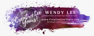 Wendy Lee, Stampin' Up Demonstrator - Poster
