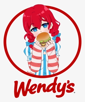 Clip Art Free Mcdonalds Drawing Wendy's - Wendy's Fanart Png
