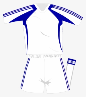 Adidas Generic Whiteblue Kit - Adidas Football Shirt Vector