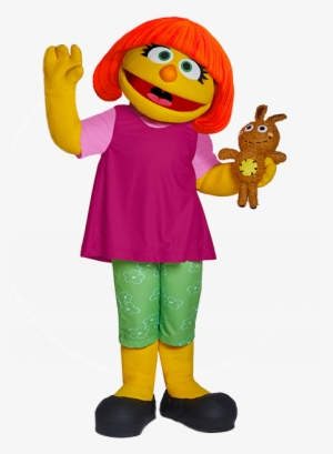 With Sesame Street Are Getting More Amazing - Julia Sesame Street Png