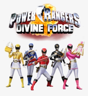 Divine Force With Team - Power Rangers Megaforce Edible