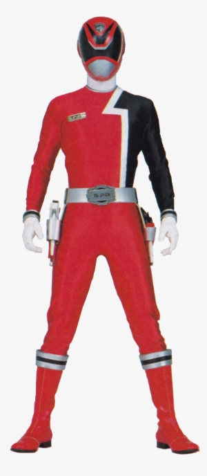 S - P - D - Red Ranger - Power Rangers Spd Red Png