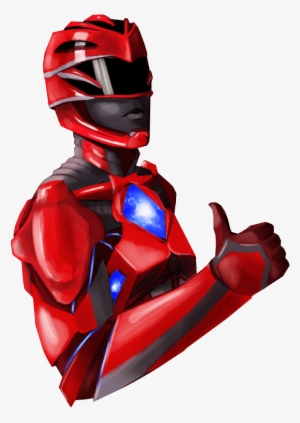 Red Power Ranger Sticker - Bare Tree Media Inc.