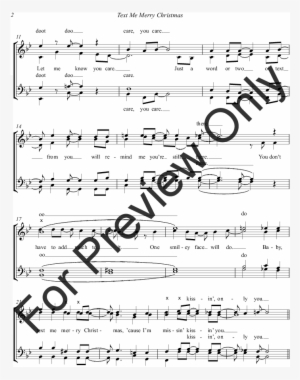 Text Me Merry Christmas Thumbnail - Muusika Part Uusberg Sheet Music