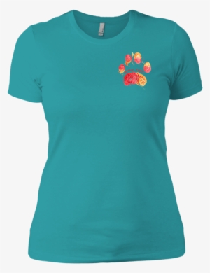 Arthur Tiger Paw Print Next Level Ladies' Boyfriend