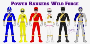 Power Rangers Wild Force By Ameyal Clipart - Power Renjes Wild Force