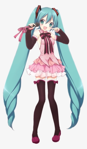 Hatsune Miku Png Hd - Hatsune Miku Anime Full Body
