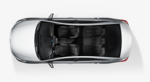 Seat Color - Sedan Car Top View Png