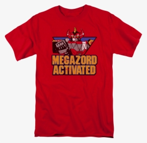 Megazord Activated Mighty Morphin Power Rangers T-shirt - Love Lucy T Shirts