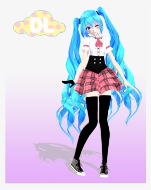 Tda Miss Music Miku Dl By Khrismx On Deviantart - Mmd Tda Miku Models