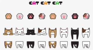Cats, Hanging Cats, Kitty, Cat Paw - 肉 球 イラスト 猫