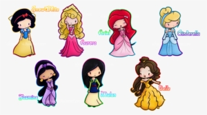 68 Images About Drawing On We Heart It - Cute Disney Princess Chibi