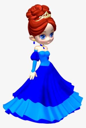 In Blue Poser Png By Clipartcotttage On - Princesses Clip Art