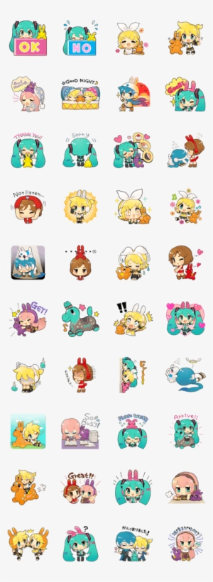 Hatsune Miku X Rody - Sticker - 420x1121 PNG Download - PNGkit