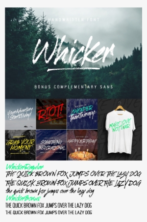 Whicker Font Family - Large Pencil Pouch - Earth, Forest By Alliteration